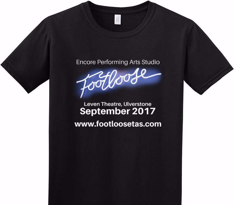 Custom Adult Soft Style 100% Cotton Black T-Shirt