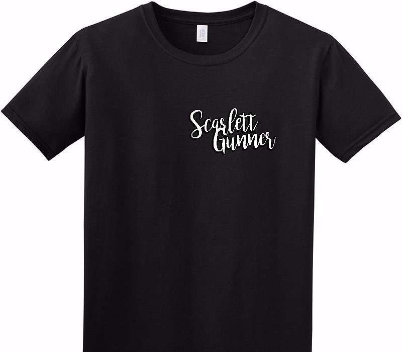 Custom Adult Soft Style 100% Cotton Black T-Shirt