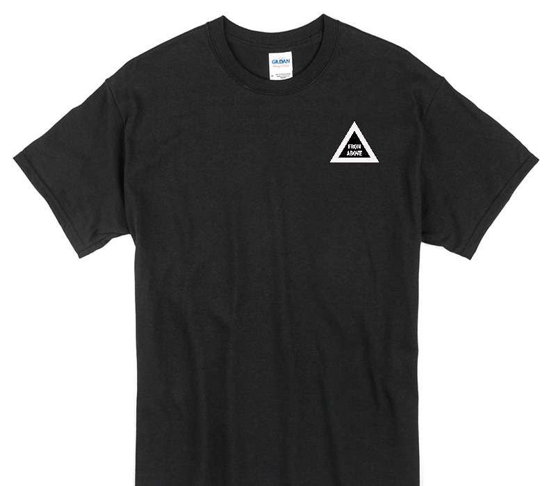 Custom Gildan 100% Cotton Black T-Shirt