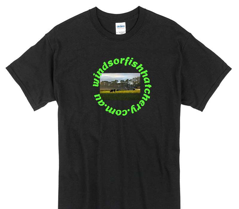 Custom Gildan 100% Cotton Black T-Shirt