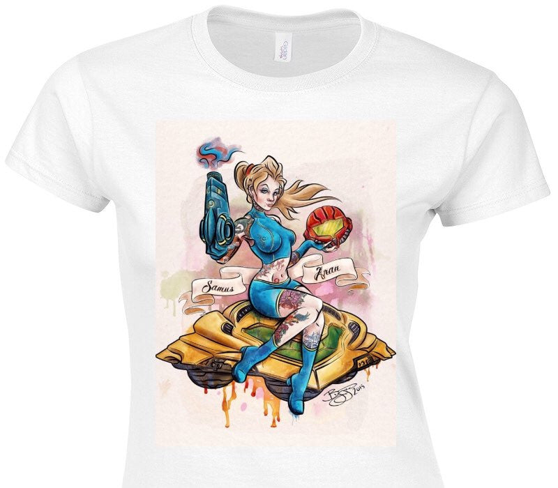 Custom Womens Soft Style 100% Cotton White T-Shirt