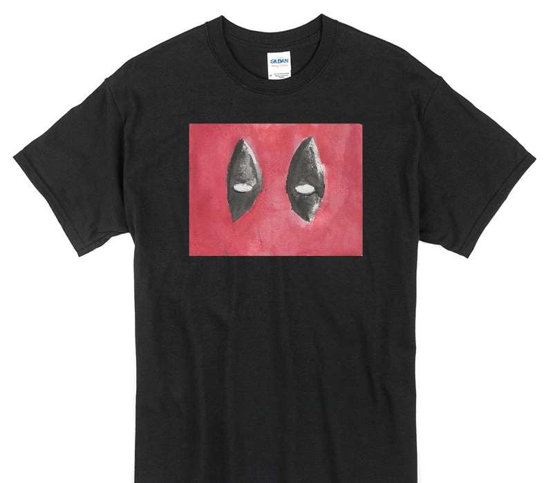 Custom Gildan 100% Cotton Black T-Shirt