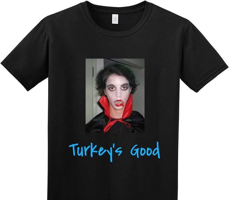 Custom Adult Soft Style 100% Cotton Black T-Shirt