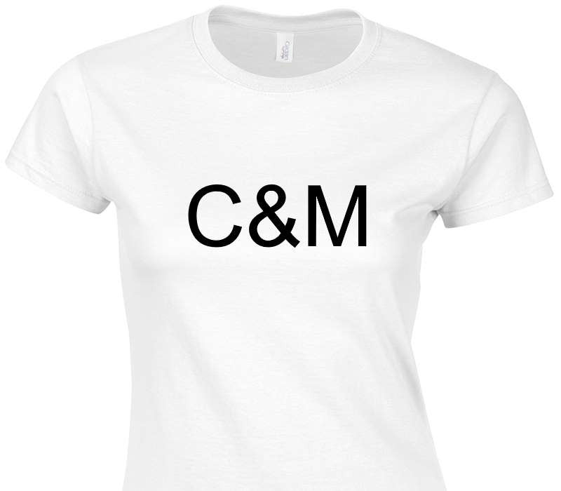 Custom Womens Soft Style 100% Cotton White T-Shirt
