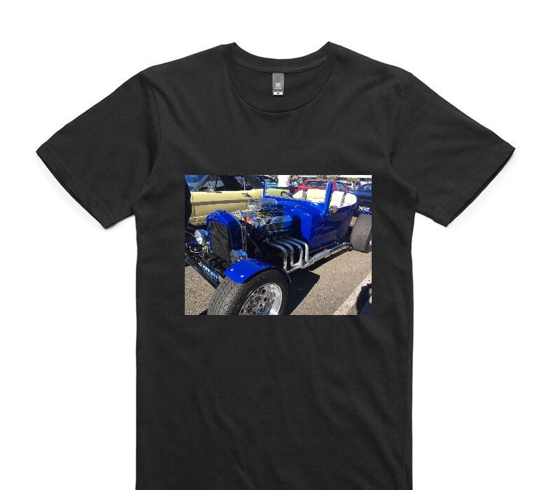 Custom AS Colour 100% Cotton Black T-Shirt