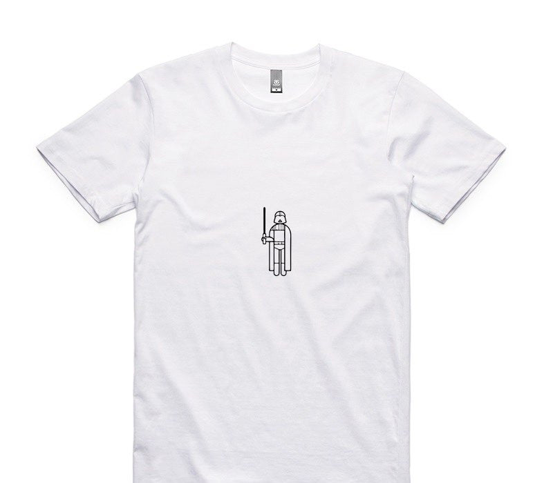 Custom AS Colour 100% Cotton White T-Shirt