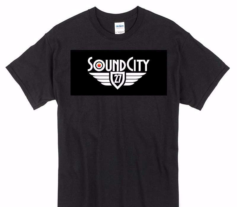 Custom Gildan 100% Cotton Black T-Shirt