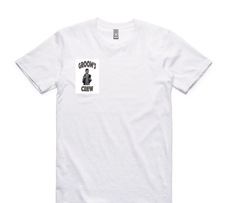 Custom AS Colour 100% Cotton White T-Shirt