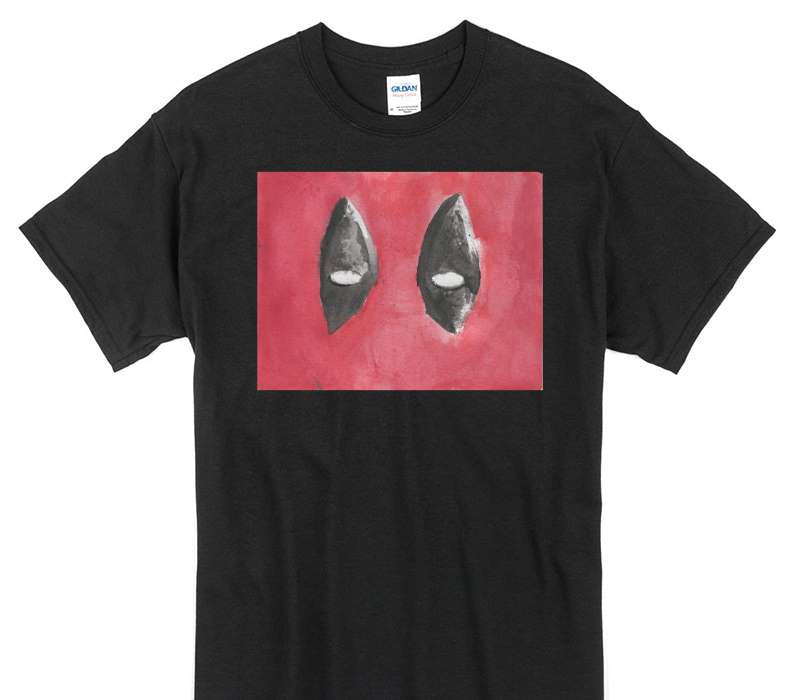 Custom Gildan 100% Cotton Black T-Shirt