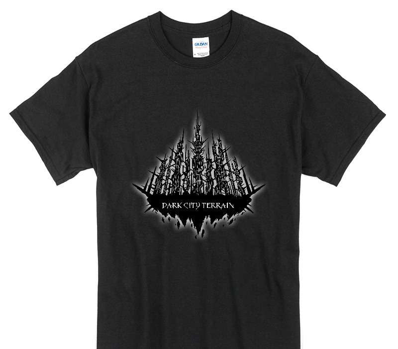 Custom Gildan 100% Cotton Black T-Shirt