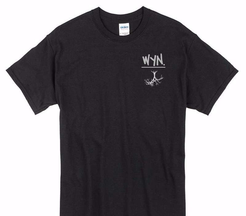 Custom Gildan 100% Cotton Black T-Shirt