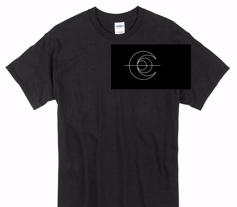 Custom Gildan 100% Cotton Black T-Shirt