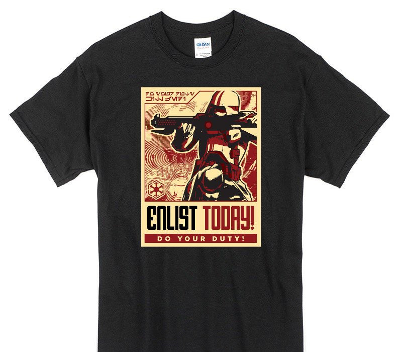 Custom Gildan 100% Cotton Black T-Shirt