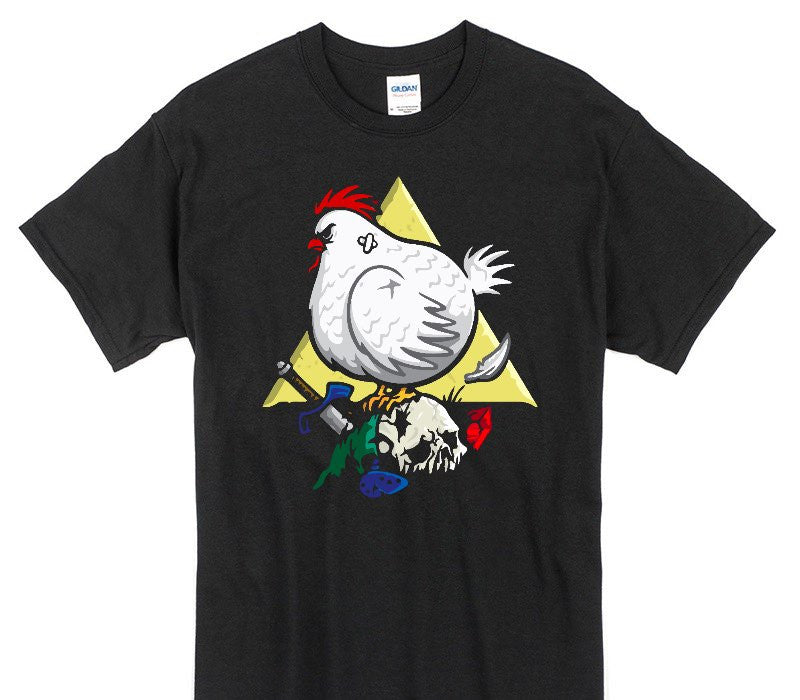 Custom Gildan 100% Cotton Black T-Shirt