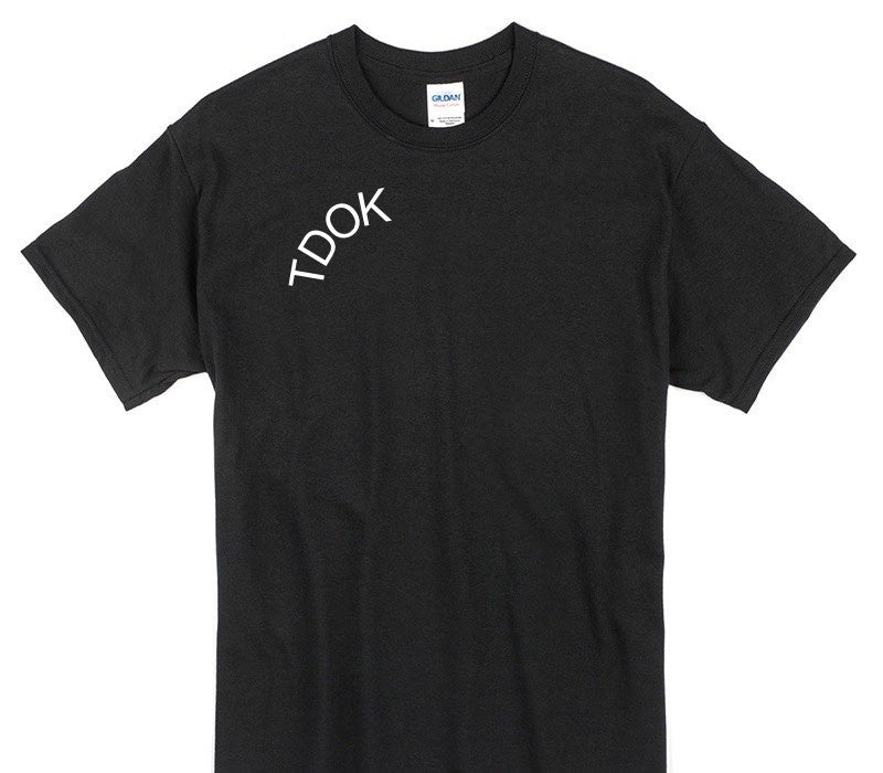 Custom Gildan 100% Cotton Black T-Shirt