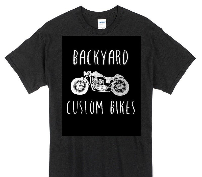 Custom Gildan 100% Cotton Black T-Shirt