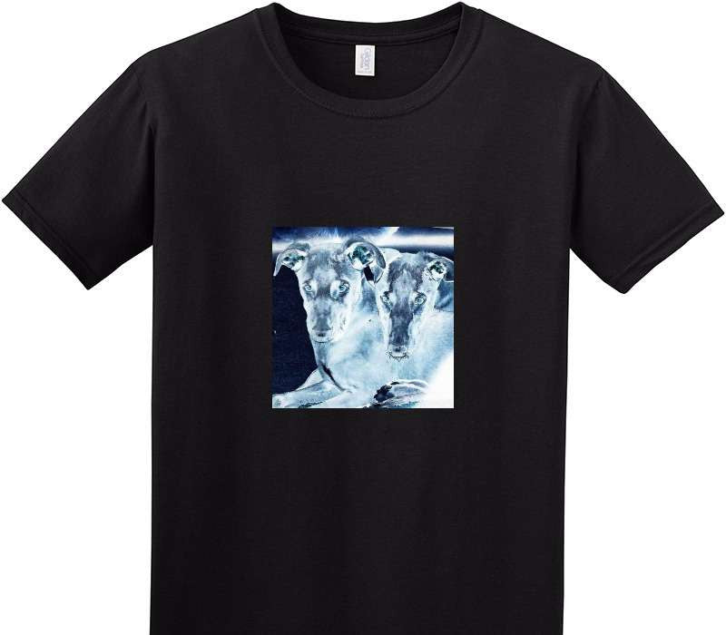 Custom Adult Soft Style 100% Cotton Black T-Shirt