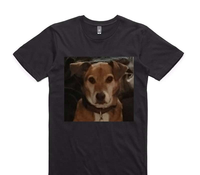 Custom AS Colour 100% Cotton Black T-Shirt