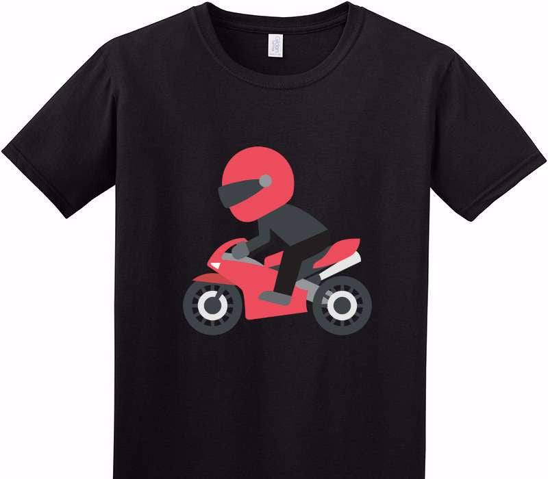 Custom Adult Soft Style 100% Cotton Black T-Shirt