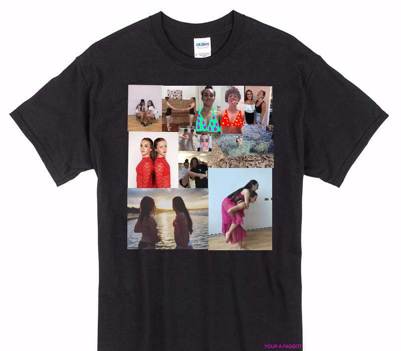 Custom Gildan 100% Cotton Black T-Shirt