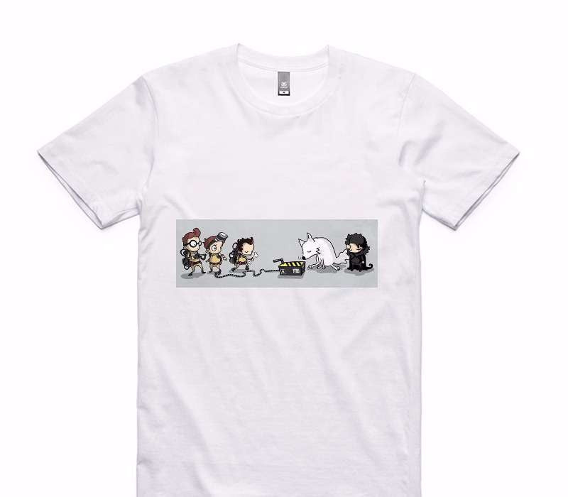 Custom AS Colour 100% Cotton White T-Shirt