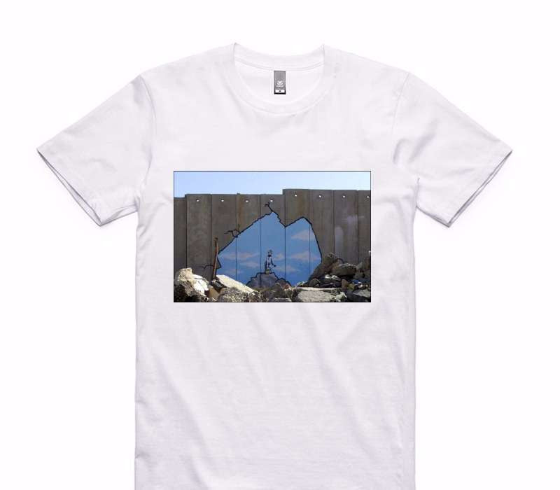Custom AS Colour 100% Cotton White T-Shirt