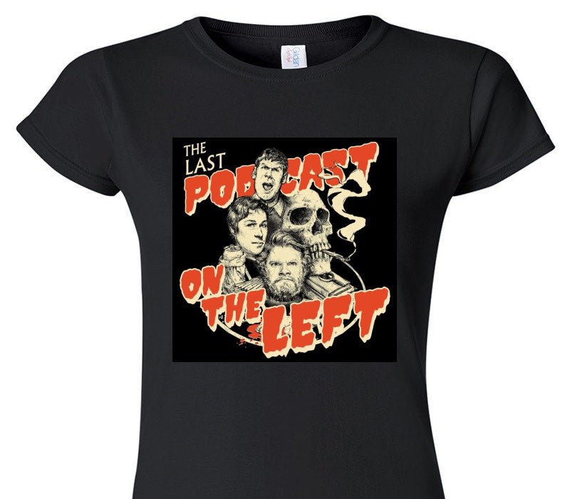 Custom Womens Soft Style 100% Cotton Black T-Shirt