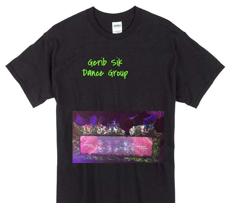 Custom Gildan 100% Cotton Black T-Shirt
