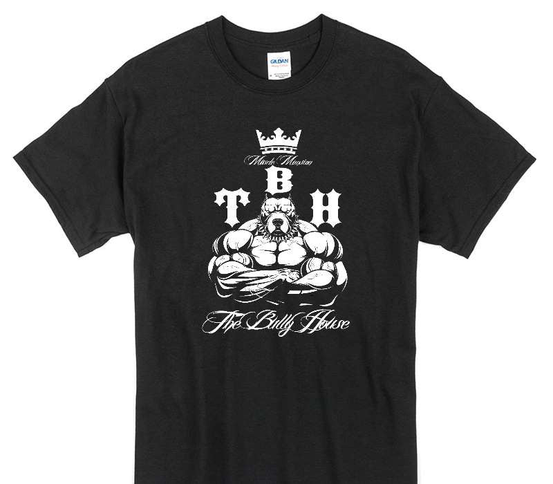 Custom Gildan 100% Cotton Black T-Shirt