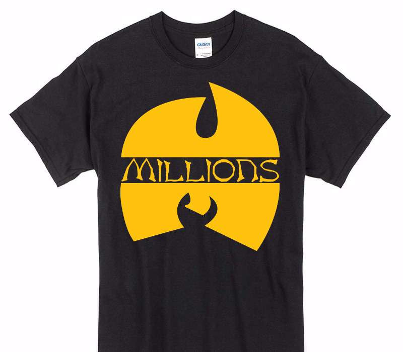 Custom Gildan 100% Cotton Black T-Shirt