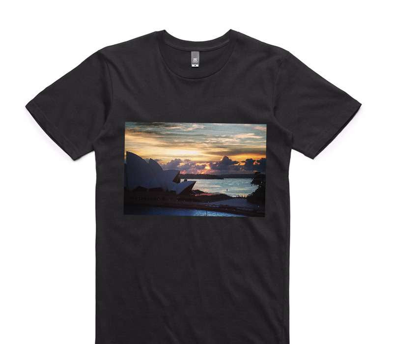 Custom AS Colour 100% Cotton Black T-Shirt