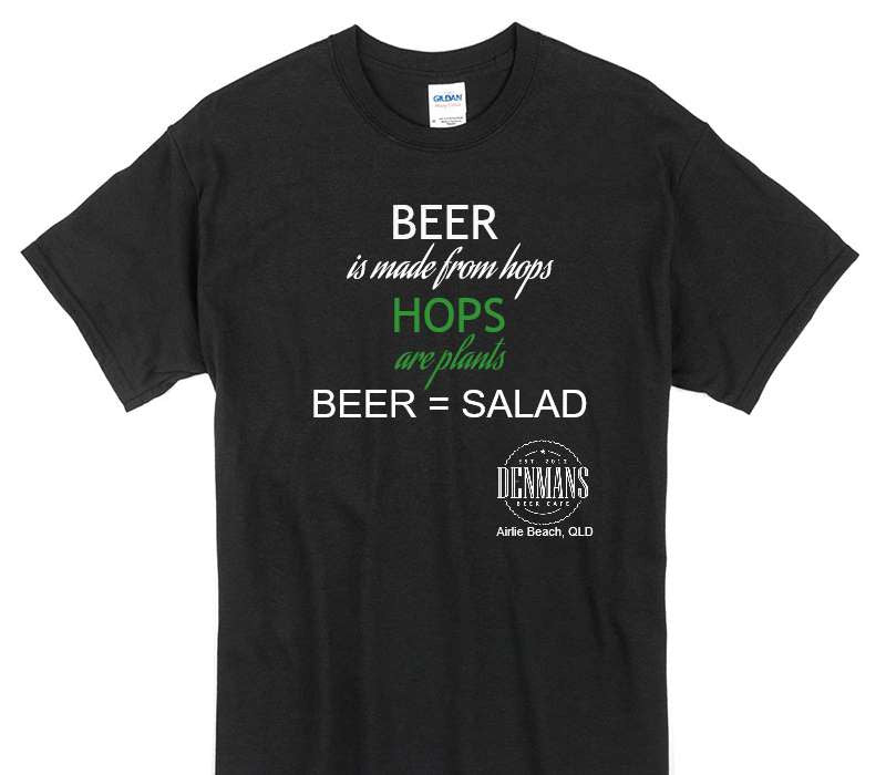 Custom Gildan 100% Cotton Black T-Shirt