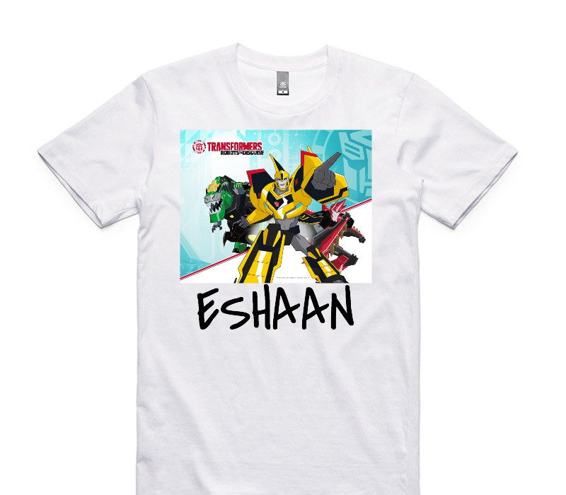 Custom AS Colour 100% Cotton White T-Shirt