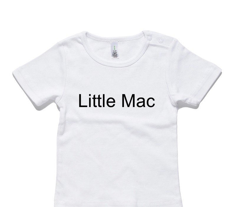 Custom AS Colour White Baby T-Shirt