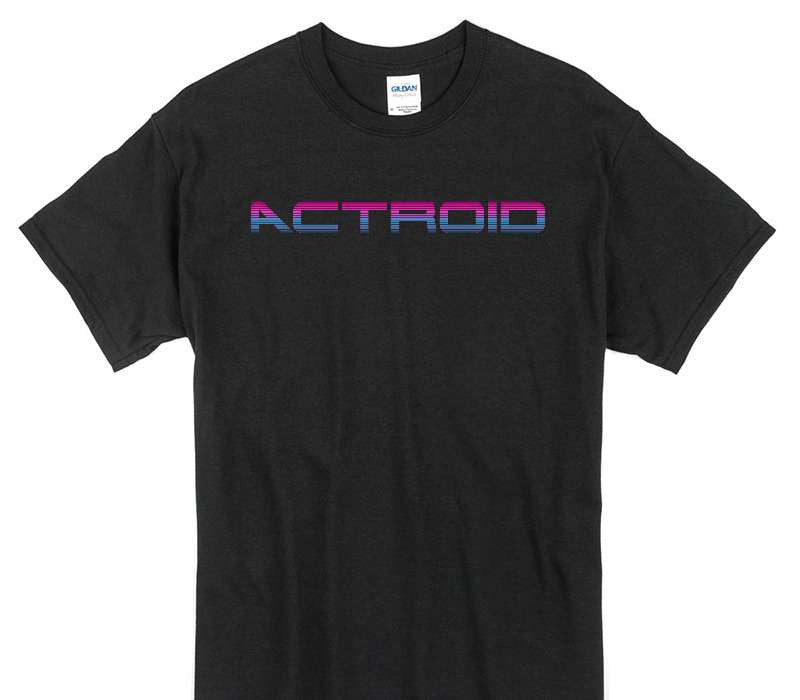 Custom Gildan 100% Cotton Black T-Shirt