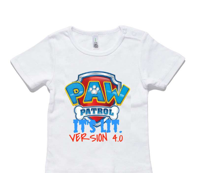 Custom AS Colour White Baby T-Shirt