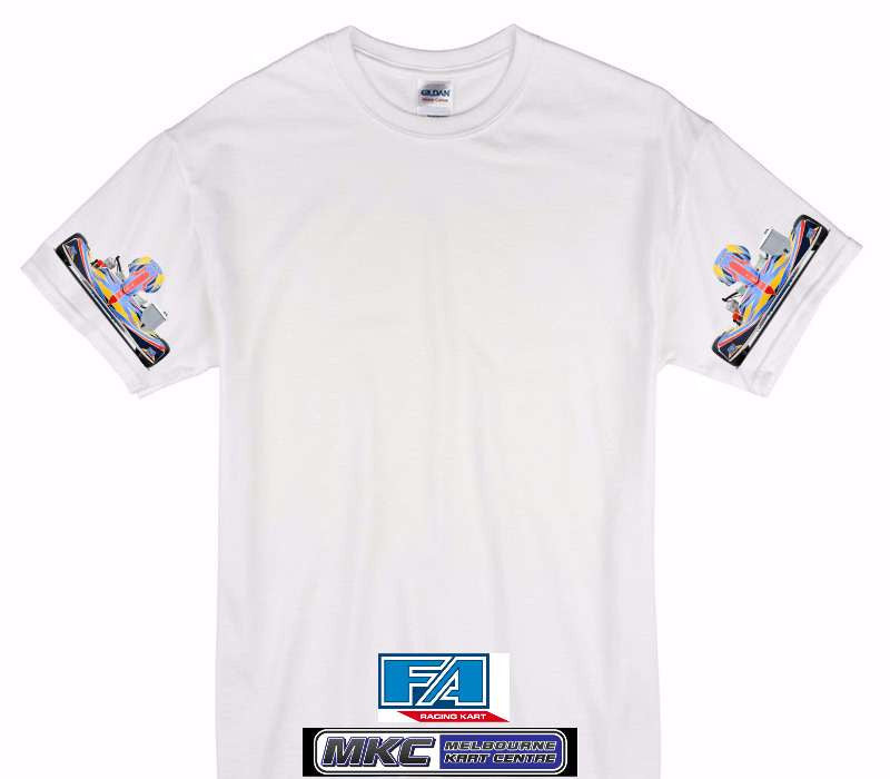 Custom Gildan 100% Cotton White T-Shirt