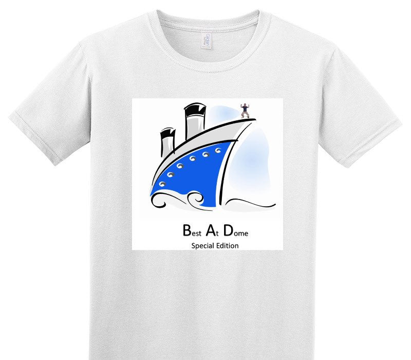 Custom Adult Soft Style 100% Cotton White T-Shirt