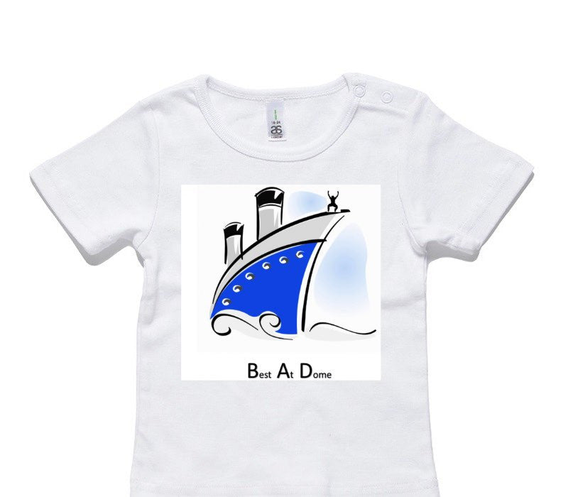 Custom AS Colour White Baby T-Shirt