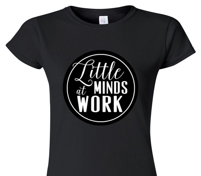 Custom Womens Soft Style 100% Cotton Black T-Shirt