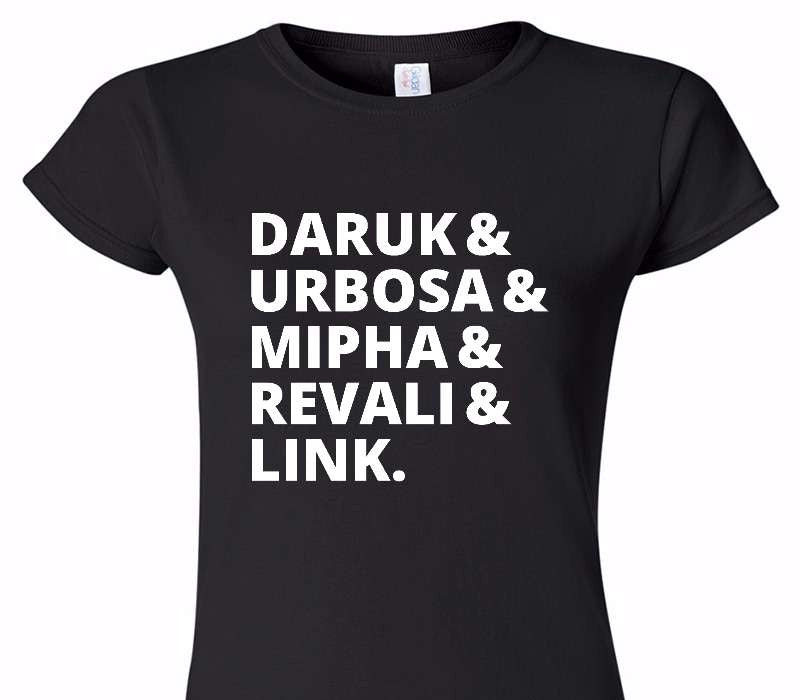 Custom Womens Soft Style 100% Cotton Black T-Shirt