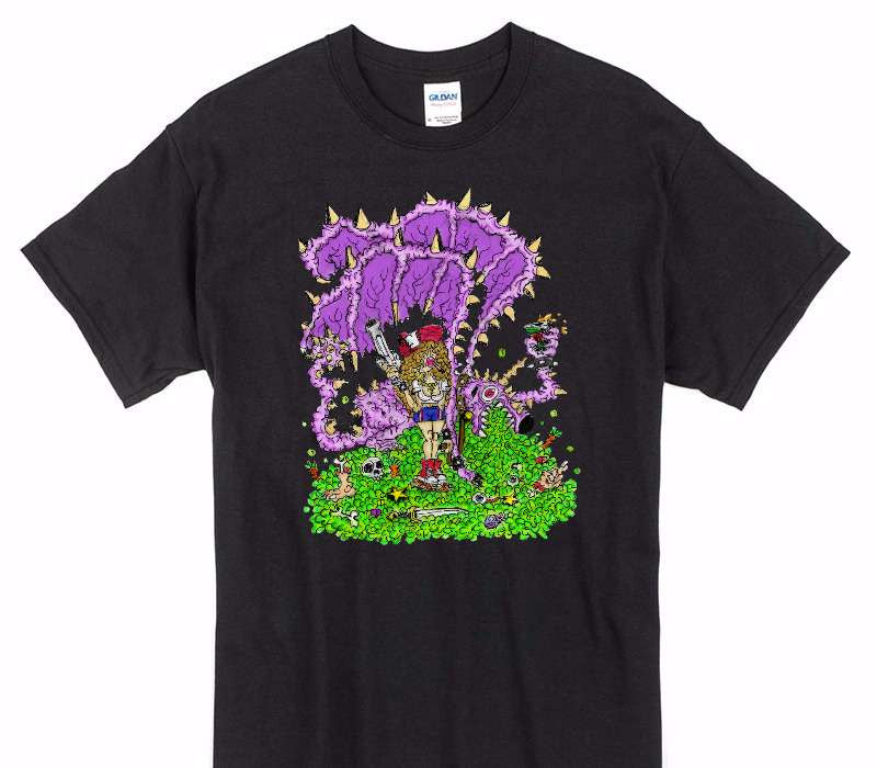 Custom Gildan 100% Cotton Black T-Shirt