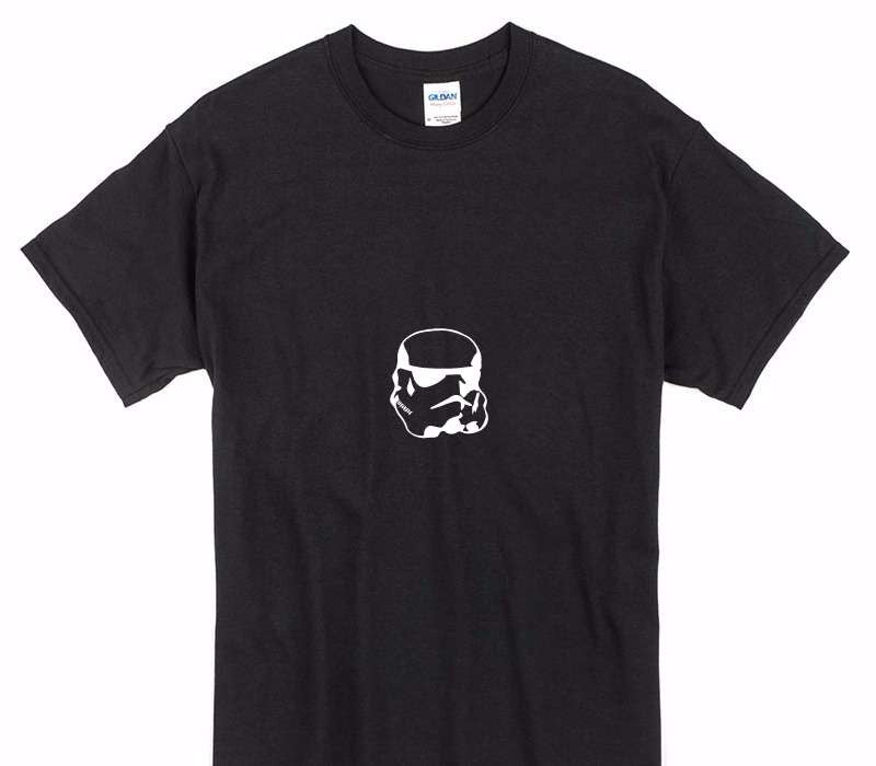 Custom Gildan 100% Cotton Black T-Shirt