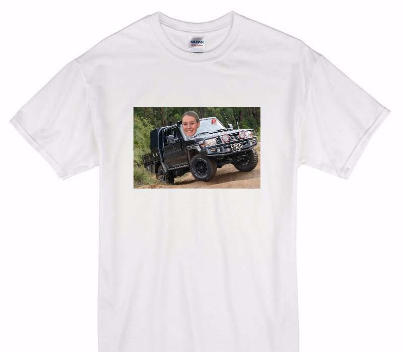 Custom Gildan 100% Cotton White T-Shirt