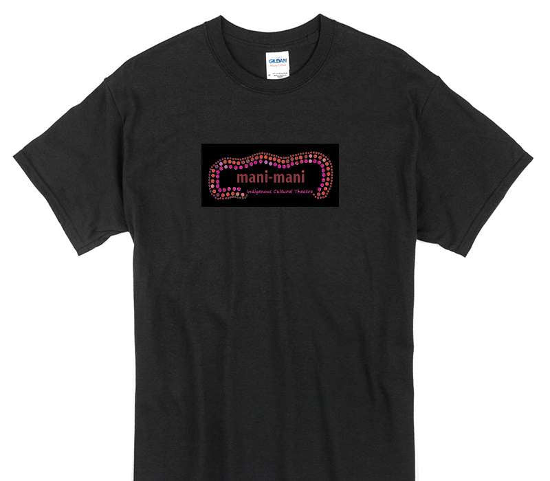 Custom Gildan 100% Cotton Black T-Shirt