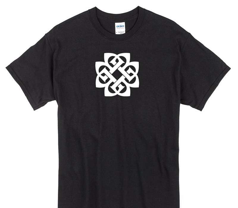 Custom Gildan 100% Cotton Black T-Shirt