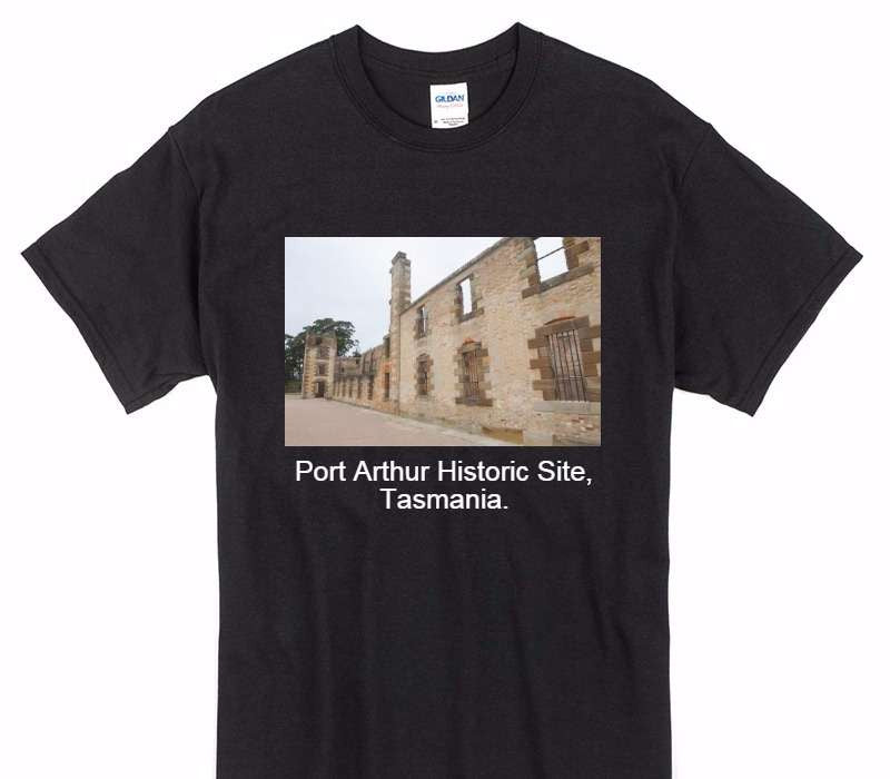 Custom Gildan 100% Cotton Black T-Shirt
