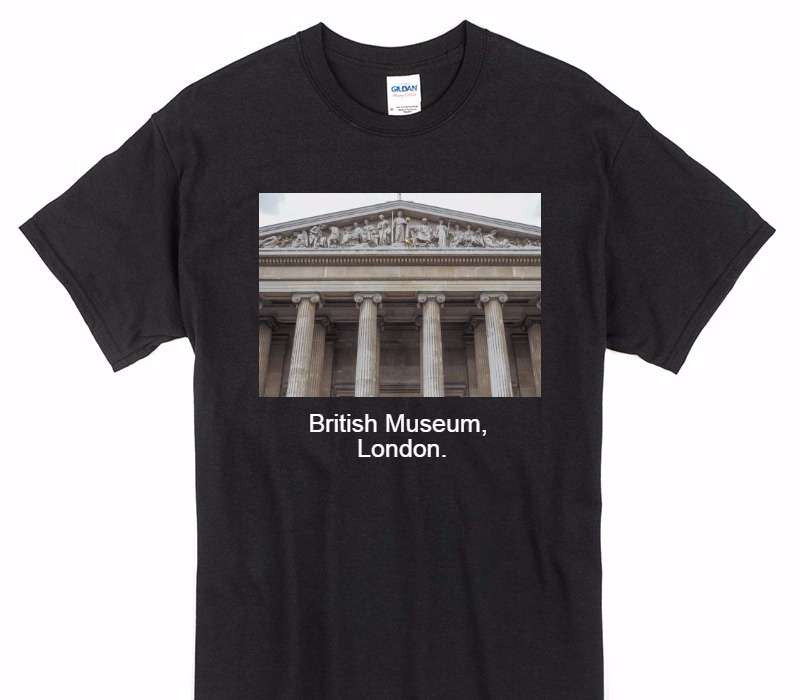 Custom Gildan 100% Cotton Black T-Shirt