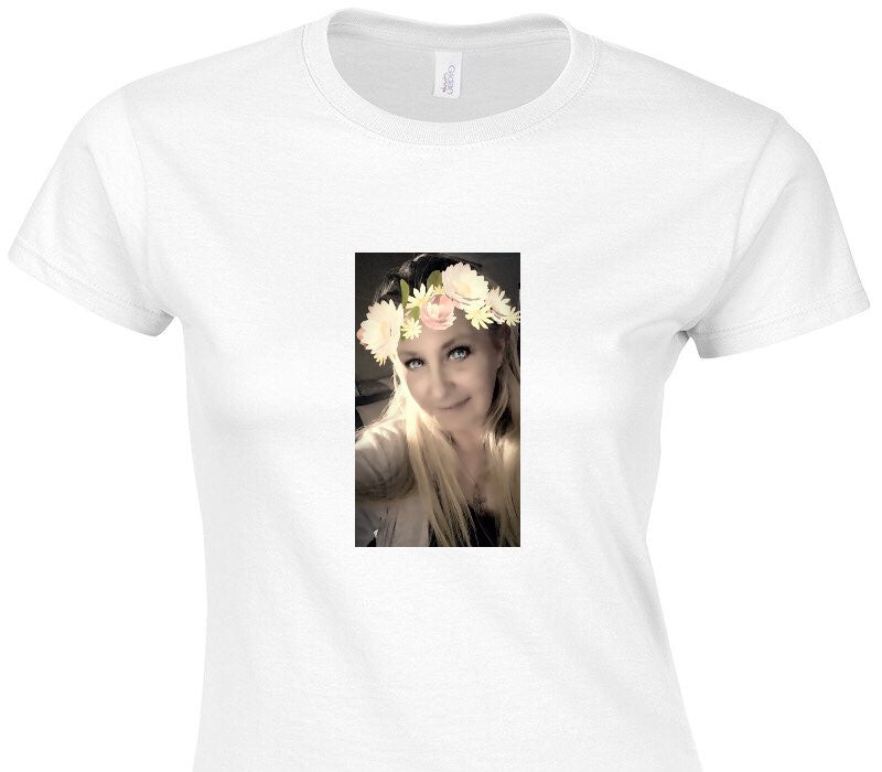 Custom Womens Soft Style 100% Cotton White T-Shirt