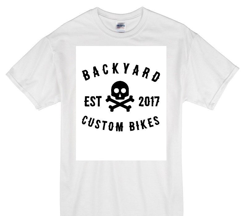Custom Gildan 100% Cotton White T-Shirt
